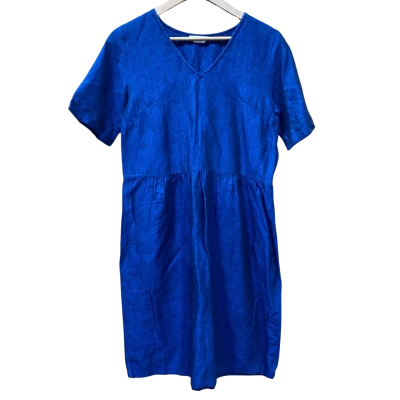 Gorman Dark Blue V-Neck Dress Size 8
