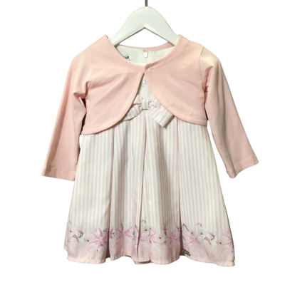 Miss Ebito Kids  Size 12m Pink Dress with Cardigan  