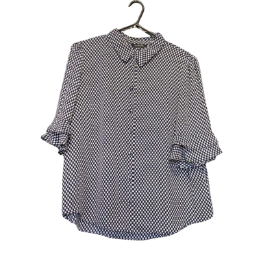 Portmans Womens  Size 14 Blouse Blue / White 