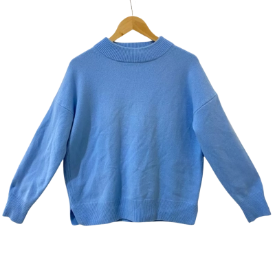 Country Road Size M Blue Crew Neck Jumper 