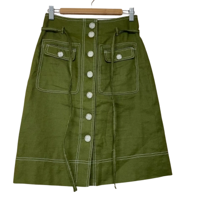J Crew - Linen Blend Skirt - Size 2 (AU 6)