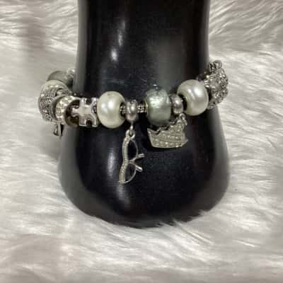  Womens Charm Bracelet Other / Silver 