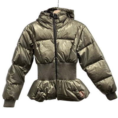 Hunter Metallic Coated Cotton Puffer Jacket