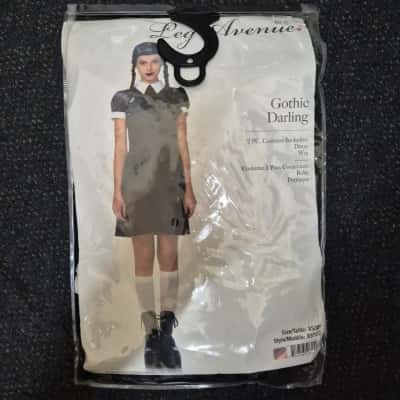  Womens Gothic Darling Costume Size XS Black 