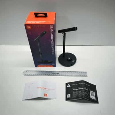 JBL Quantum Stream Talk USB Desktop Condenser Microphone Streaming Gaming Boxed Untested AS IS