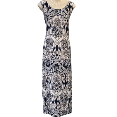 Millers Womens  Size 18 Maxi Dress Blue / White 