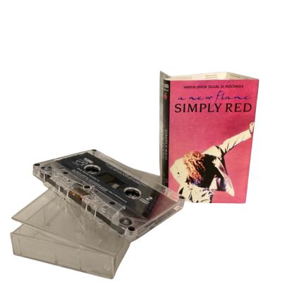 Simply Red cassette tape - A new flame