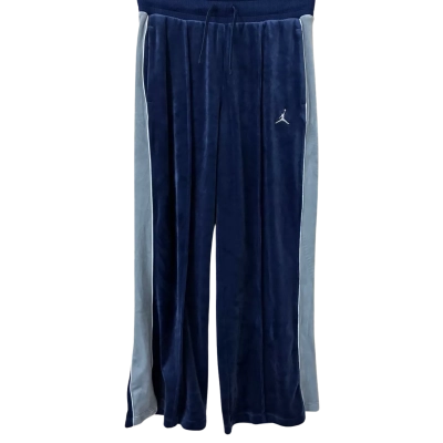 Jordan Velvet Sweatpants Size M Blue 