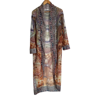  Gigi & Ella Womens Long Kaftan Multicoloured 