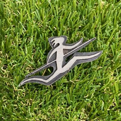  Womens Handcrafted African Prehistoric Rock Art Design Brooch