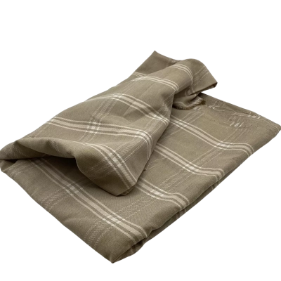 Thick Poly Cotton Beige / Cream Fabric 150 x 425 cm    Fab1