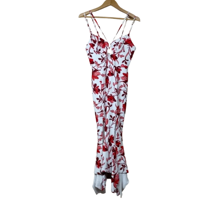 Brand New - Sheike Red Floral Dress - Size 6