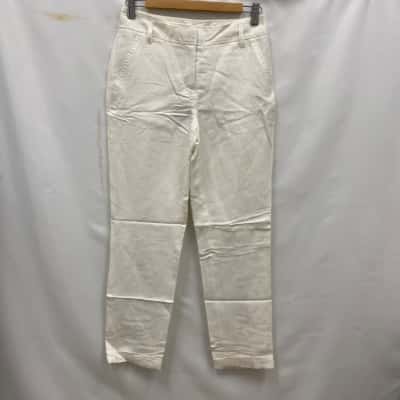 Saba Women's Linen Blend Size 6 Off White RRP$189 Reduced to $29