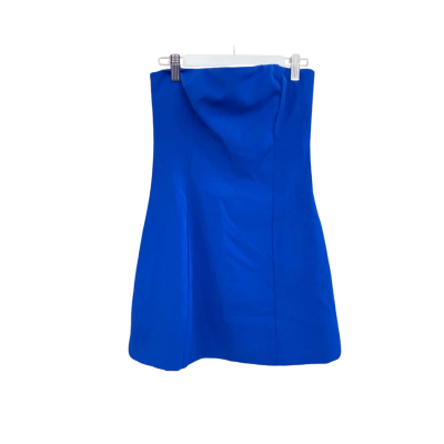 Pepper Mayo  Womens  Size 8 Mini Dress / Strapless Dress Blue 