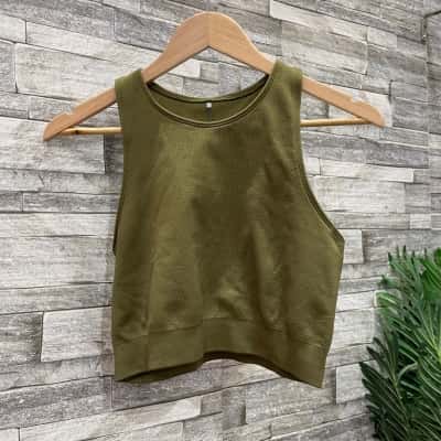 AJE Athletica Womens  Size 14 Sports Top Green 