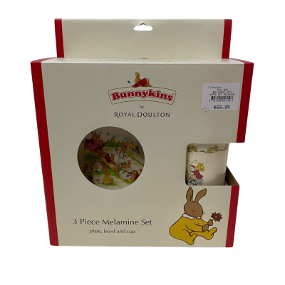 Royal Doulton Bunnykin Set of 3 Plate Bowl and Cup
