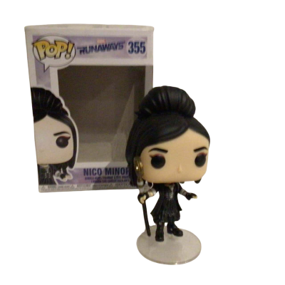 BNIB Funko Pop #355 The Runaways Nico Minoru Bobble Head cabinet 