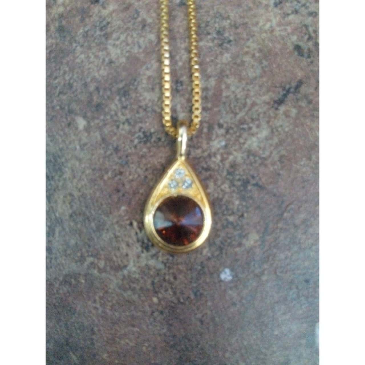 thumbnail image 2 of TT 18K Gold Plated Initial Letter Pendant Necklace With Box Chain – 45/60cm, NP327 2 of 4