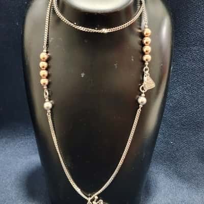Von Treskow 2 tone necklace 40 cm in length 