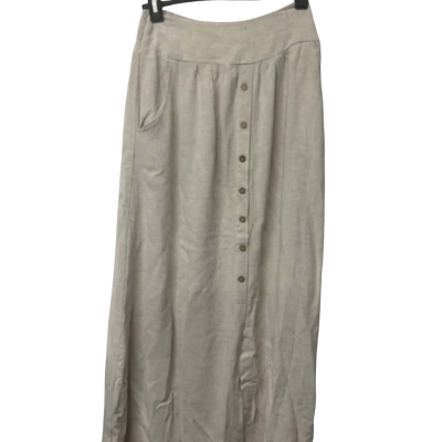 Women’s Yours truly Size 8 Beige linen maxi skirt