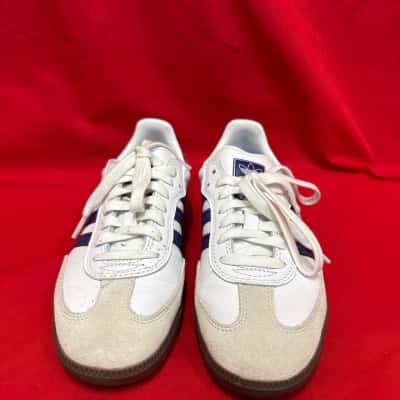 Adidas Samba ADV Women's  Size  UK 5.5 /  US 6 Sneakers White with Purple Trim