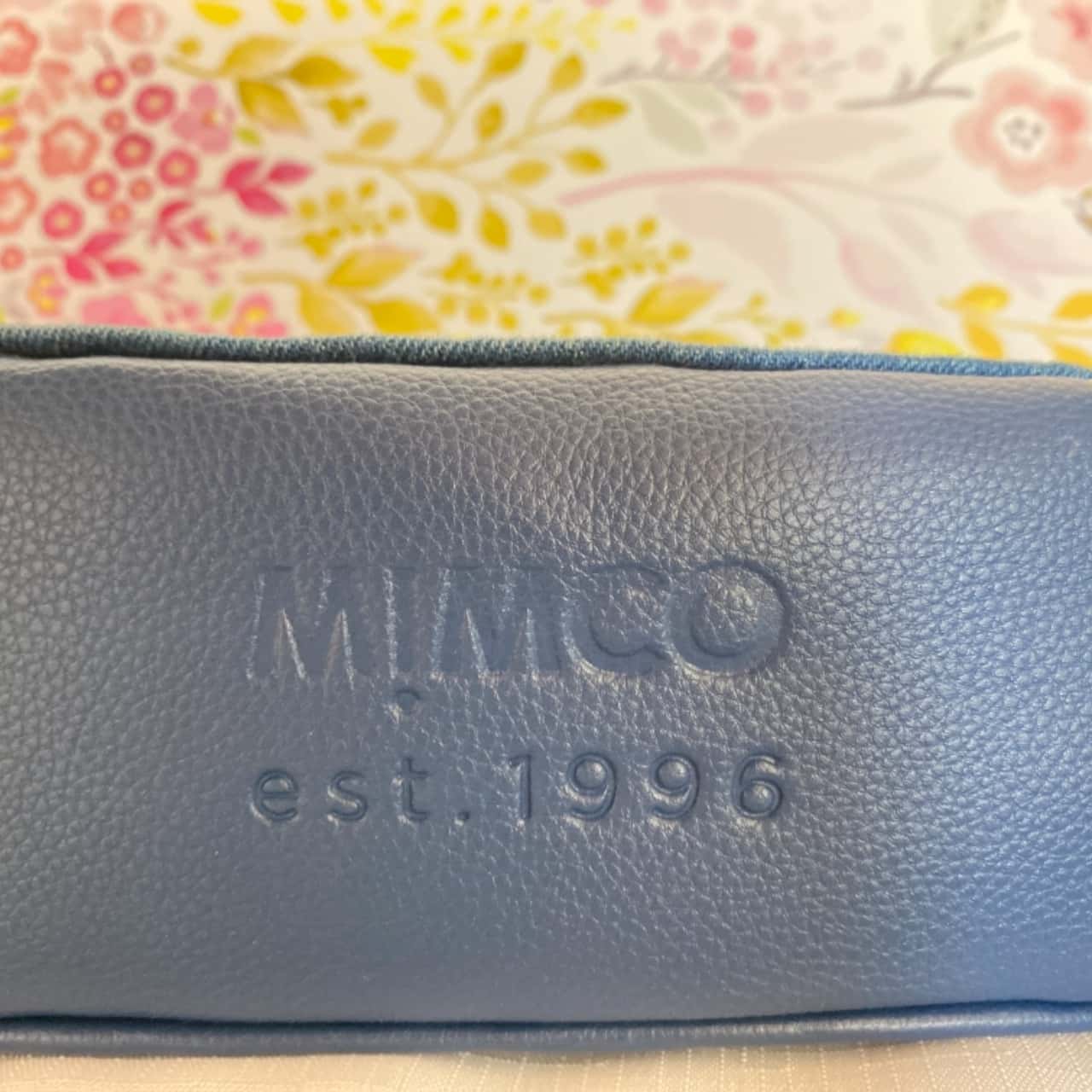 Mimco Blue Small Strapless Bag