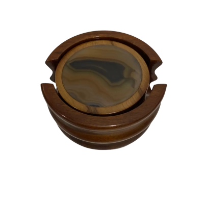 Timber and Agate Coasters 