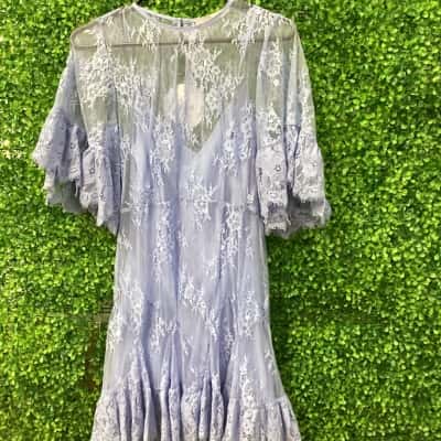 Talulah Womens  Size S Cocktail Dress Blue 