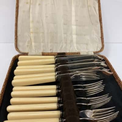 L&O EPNS A1 Fish Knife and Fork Set