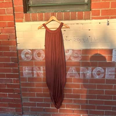 Morrison Womens  Size 6 Maxi Dress Brown 