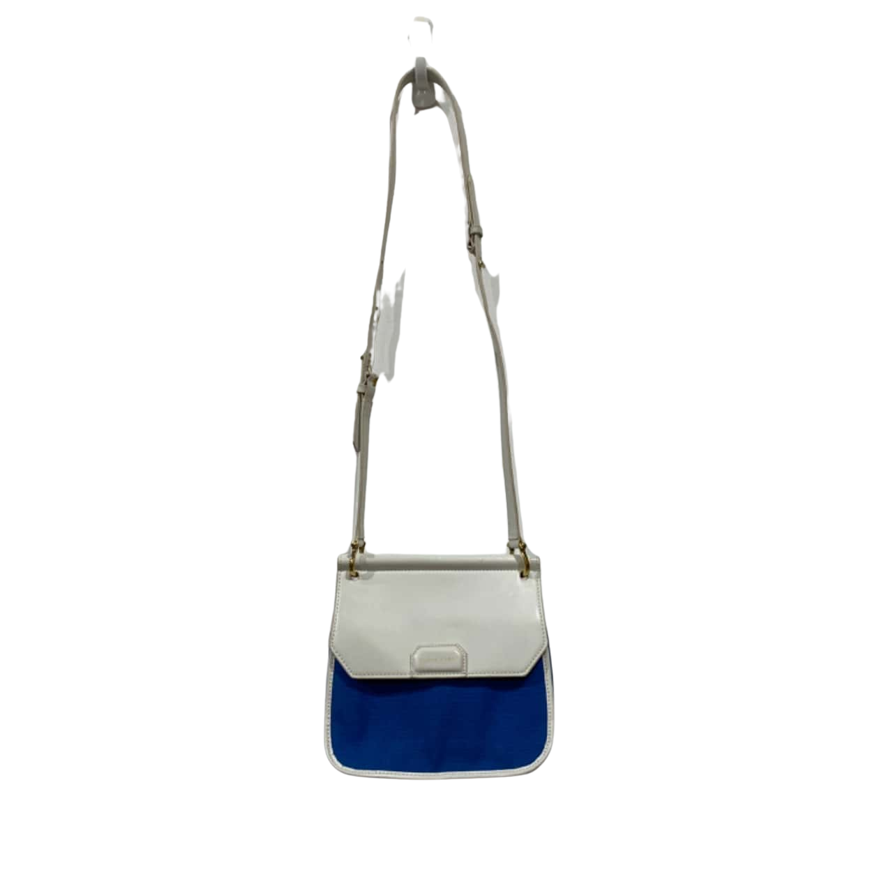 Charles & Keith Womens Cross Body Bag Blue / White (s)