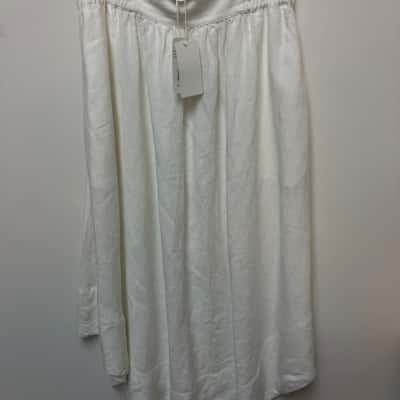 Lilly Pilly Womens  Size M Maxi Skirt Cream / White 