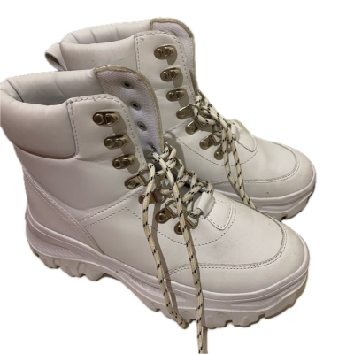 PrettyLittleThing Womens Shoes Size 30 Black  / Cream / White 