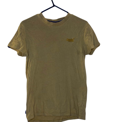 Superdry Mens  Size XS Short Sleeve Shirt Yellow 