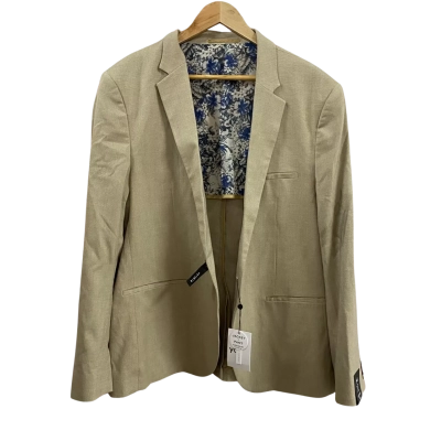 Yd. Mens Size 44 Hayman Skinny Suit Jacket Sand  
