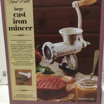 Home Made cast iron mincer
