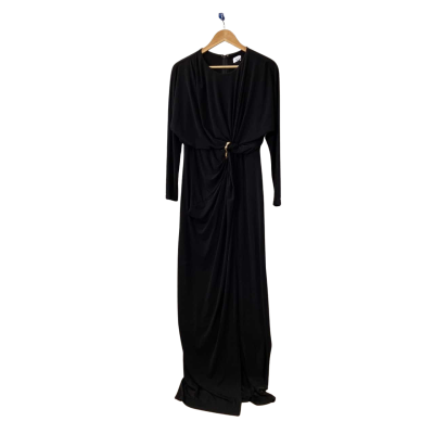 Sheike Sofia Maxi Dress in Black Size 12