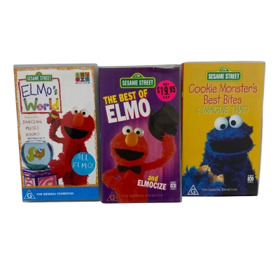 VHS Collection ELMO Collection SET of 3