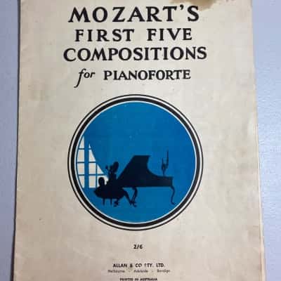 Music book Mozart