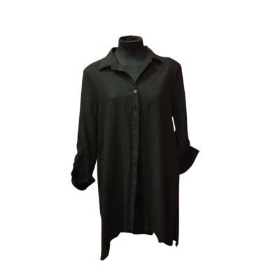 ***Womens "Feather Noise" 100% Cotton Long Shirt 