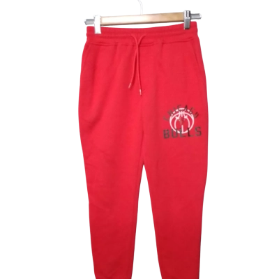 NBA Chicago Bulls Kids Size 8 Sweatpants Red 