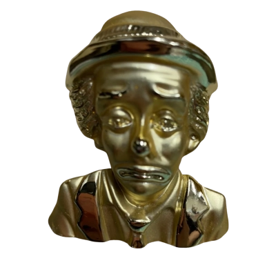  gold Toned Clown Brooch 