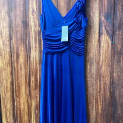Mei Mei  Size 12 Cocktail Dress Royal Blue new 