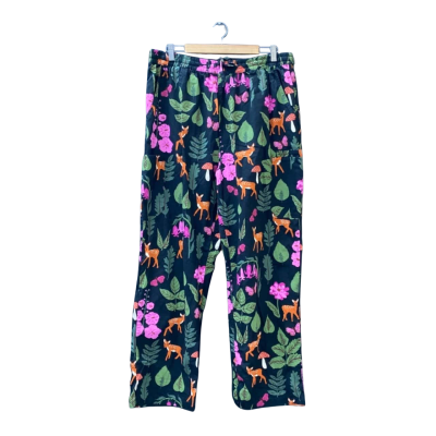 Princess Highway Size XXXL Wide Leg Pants Black / Multicoloured / Pattern BNWT