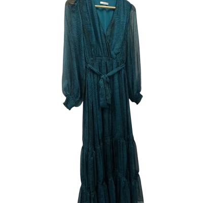 Sheike Womens  Size 6 Teal Animal Print Dress