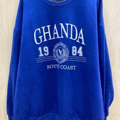 Ghanda Womens(2) Size 14 Sweatshirt Blue 