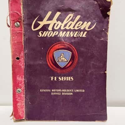 1956 HOLDEN SHOP MANUAL - FE SERIES