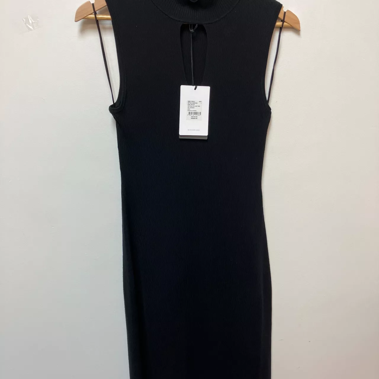 Witchery Womens Size S Black Keyhole Knit Dress - New With Tags | Salvos  Stores