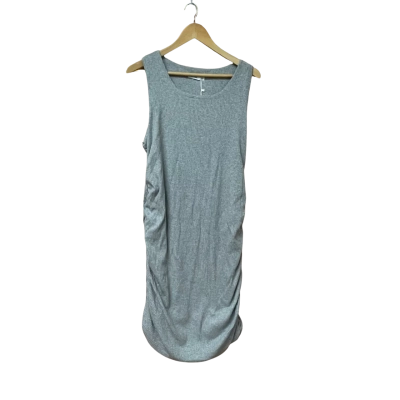 BNWT You + All Womens Size 24 Grey Ruched Rib Dress
