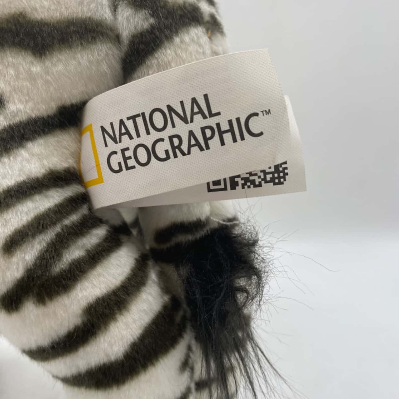 National Geographic Zebra 28cm Soft Plush Stuffed Animal Toy